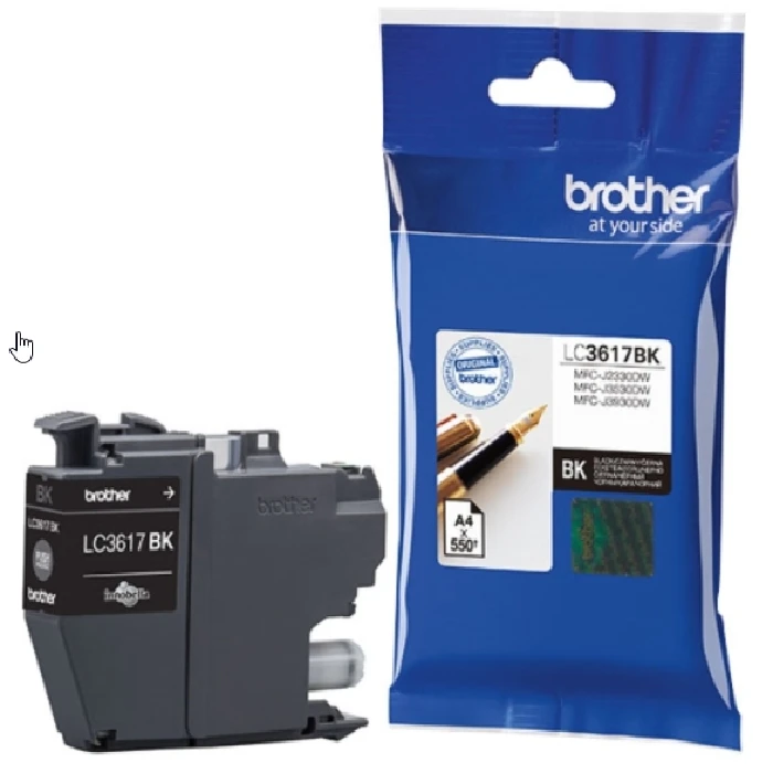 Polnjenje kartuše Brother LC-3617 BLACK za 550 strani
